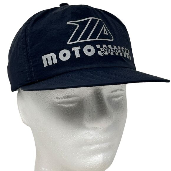 MotoAmerica Hat Baseball Cap AMA Superbike Series Motorcycle Biker Snapback Blue - Picture 1 of 11